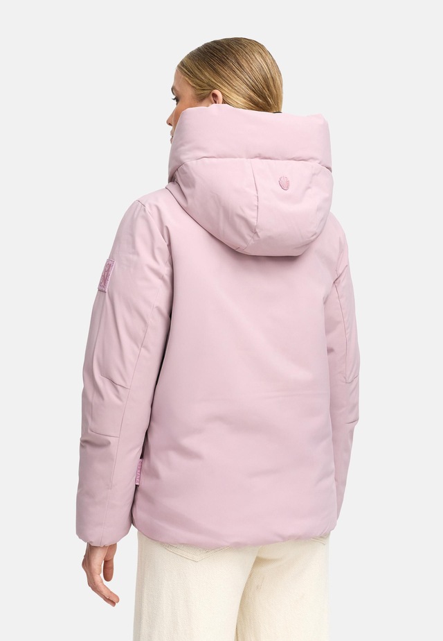 Navahoo Winterjacke »Blütenlicht 14« mit Kapuze Warme Damenjacke mit hohem Kragen