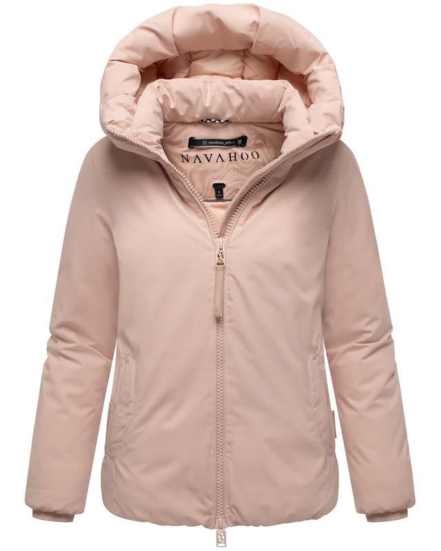 Navahoo Winterjacke »Blütenlicht 14« mit Kapuze Warme Damenjacke mit hohem Kragen