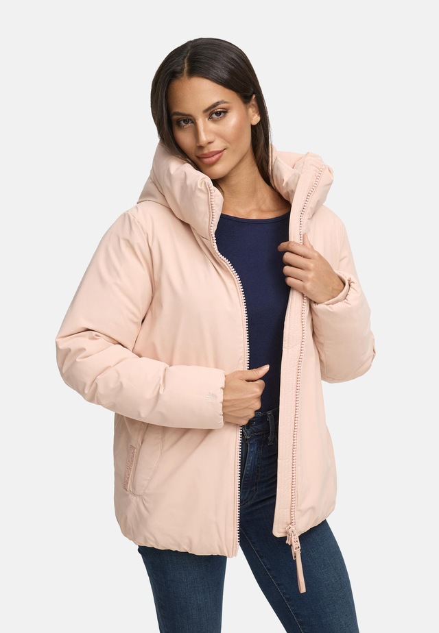 Navahoo Winterjacke »Blütenlicht 14« mit Kapuze Warme Damenjacke mit hohem Kragen