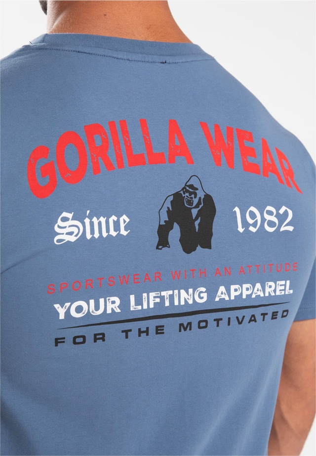 Gorilla Wear Funktionsshirt »Warren« mit großem Backprint