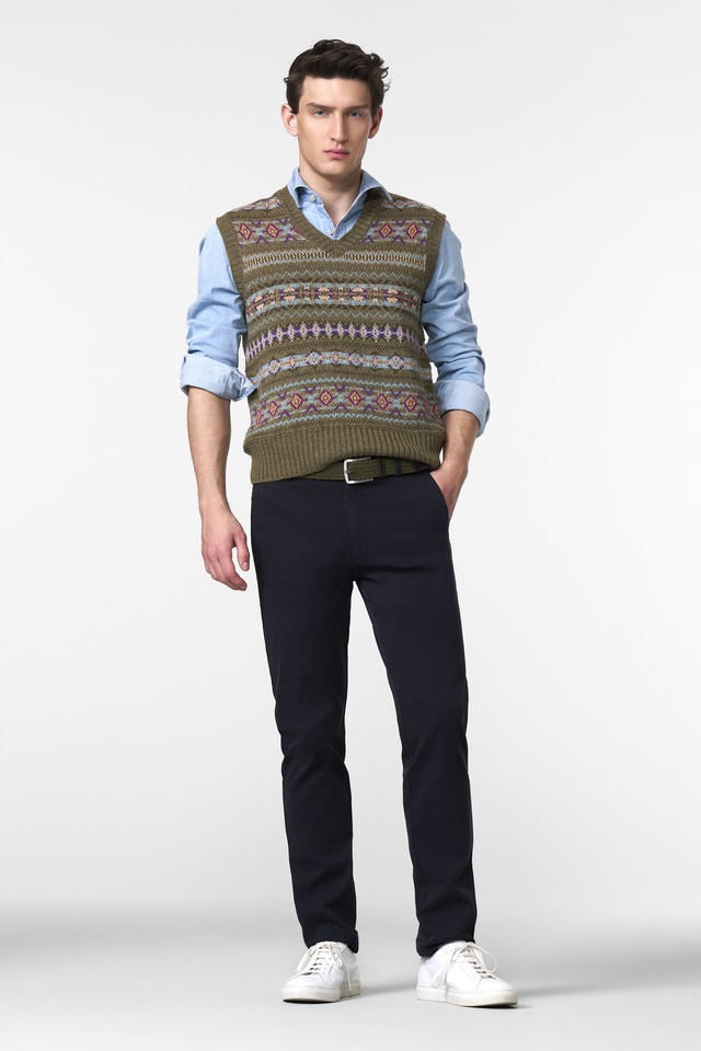 MEYER Chinos »BONN« aus Winter-Canvas