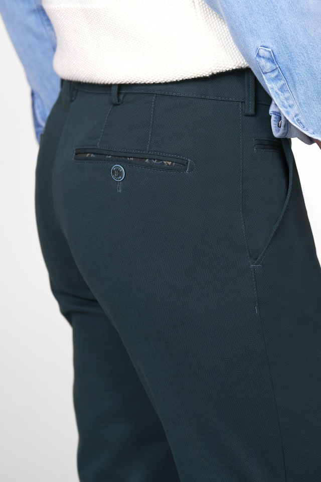 MEYER Chinos »BONN« mit Micro Print