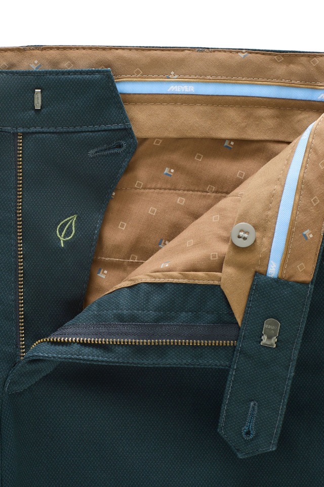 MEYER Chinos »BONN« mit Micro Print