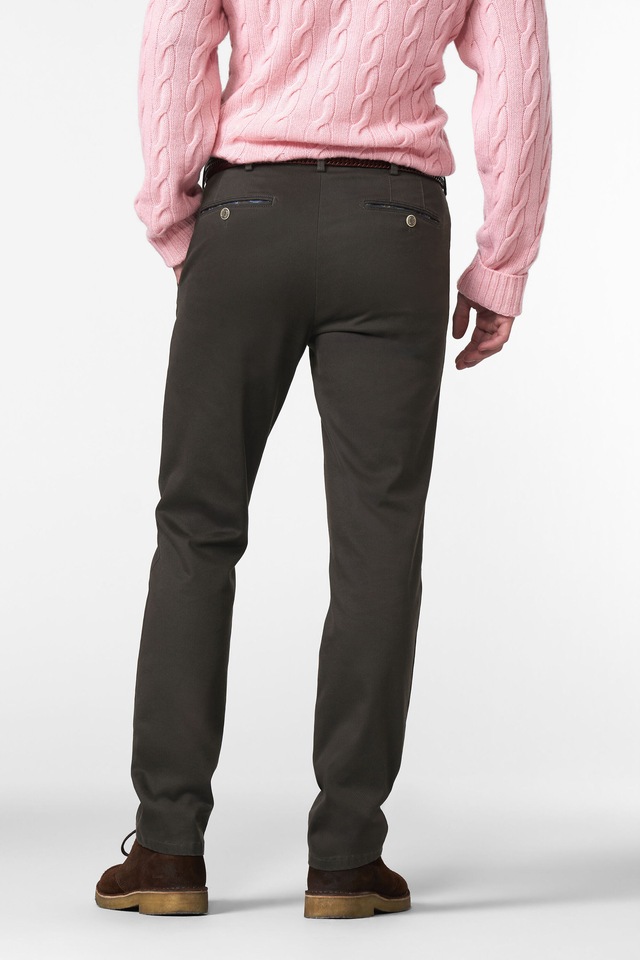 MEYER Chinos »BONN« mit Micro Print