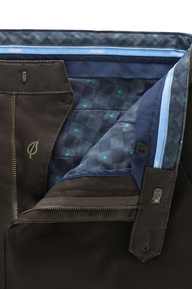 MEYER Chinos »BONN« mit Micro Print
