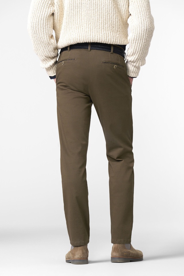 MEYER Chinos »BONN« mit Micro Print