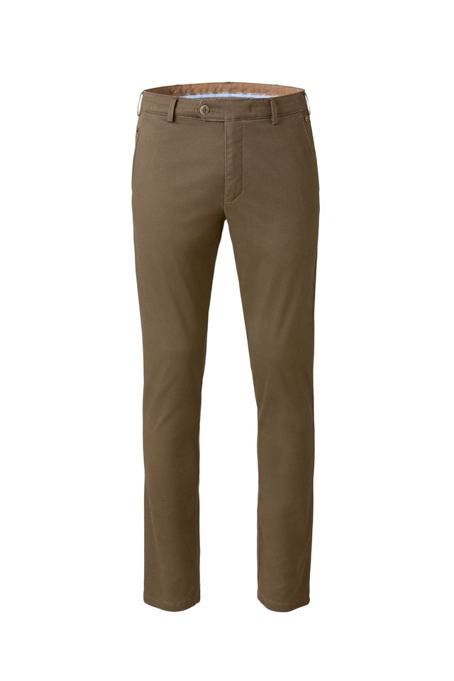 MEYER Chinos »BONN« mit Micro Print
