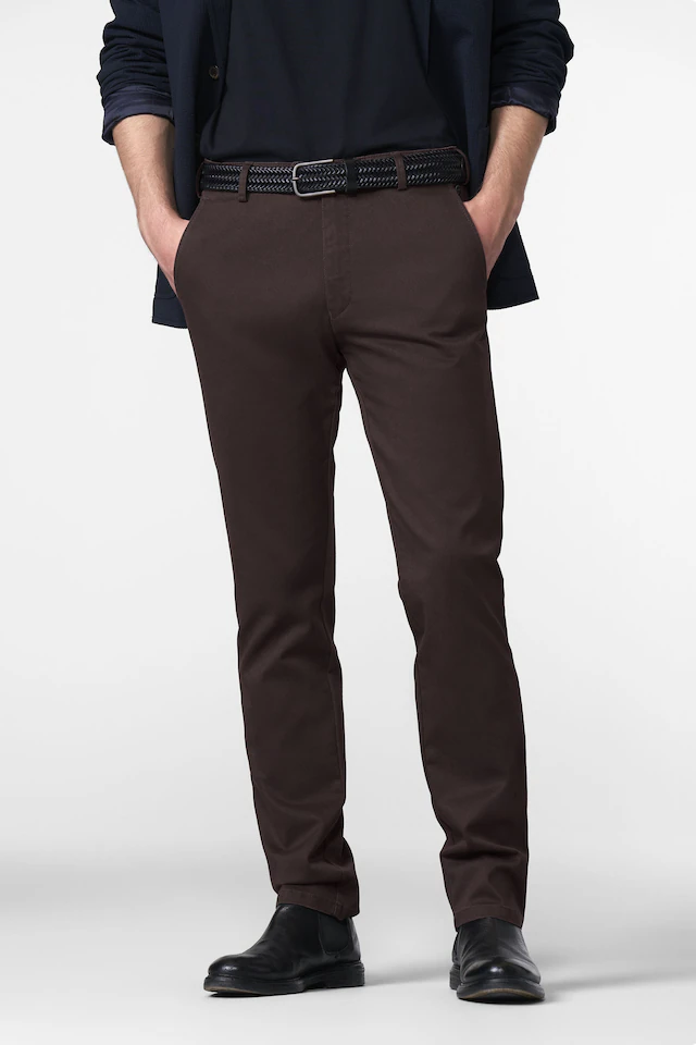 MEYER Chinos »BONN« mit Micro Print