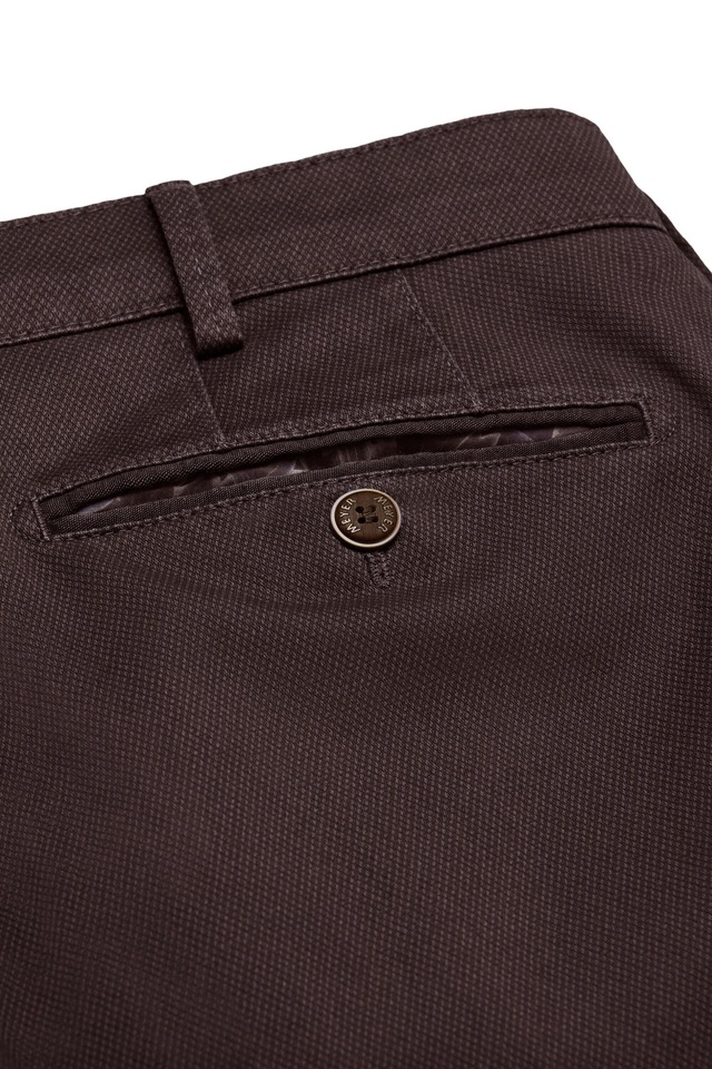 MEYER Chinos »BONN« mit Micro Print