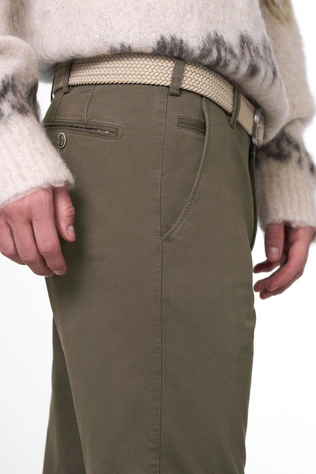 MEYER Chinos »Bonn 2-3931« Thermohose aus weichem Baumwoll-Twil
