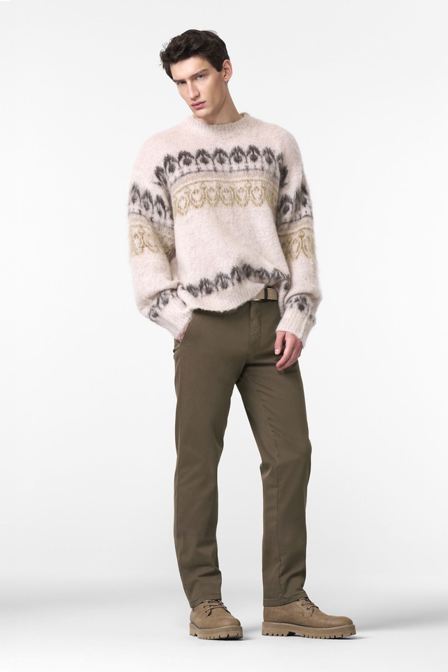 MEYER Chinos »Bonn 2-3931« Thermohose aus weichem Baumwoll-Twil