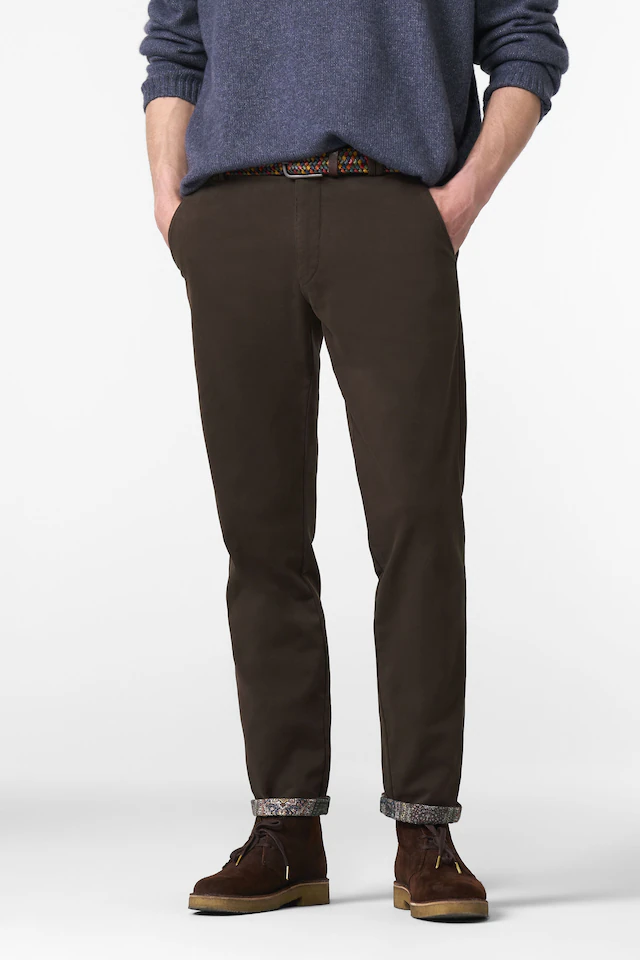 MEYER Chinos »Bonn 2-3931« Thermohose aus weichem Baumwoll-Twil
