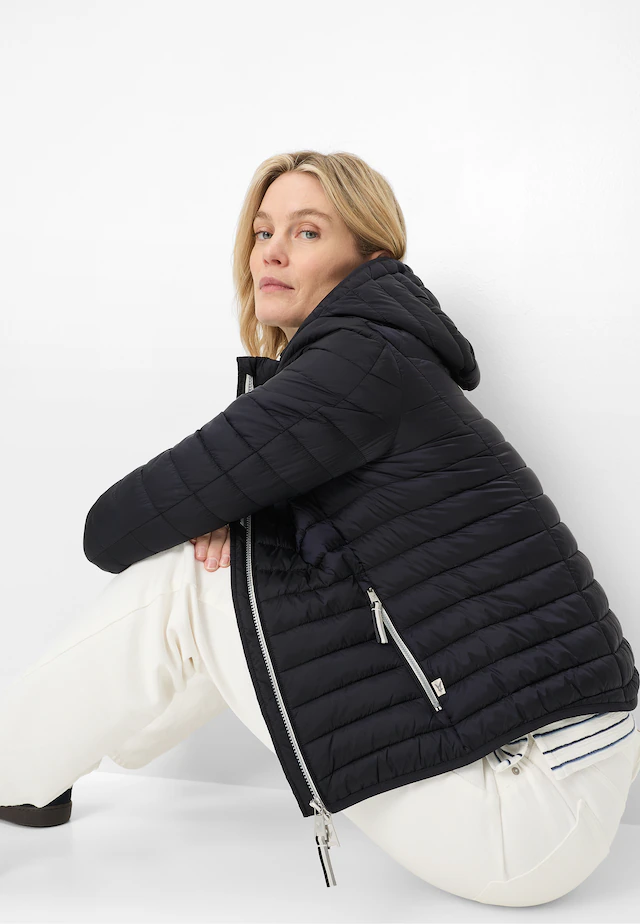 Fuchs Schmitt Steppjacke mit Kapuze abnehmbare Kapuze, Regular Fit, 2-Wegereißverschluss
