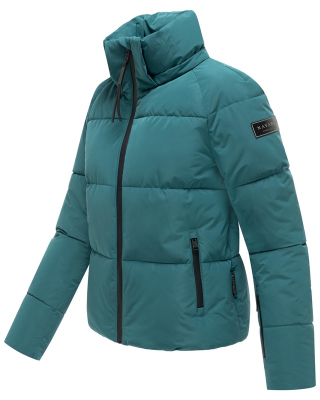 Navahoo Steppjacke »Frostherz XIV« mit Kapuze Kurze gesteppte Damen Winterjacke mit abnehmbarer Kapuze