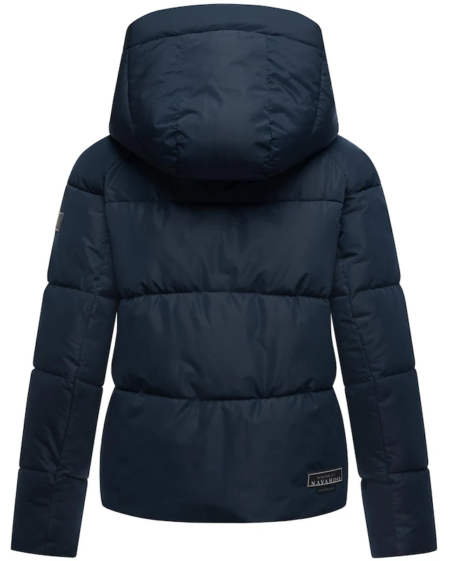 Navahoo Steppjacke »Frostherz XIV« mit Kapuze Kurze gesteppte Damen Winterjacke mit abnehmbarer Kapuze