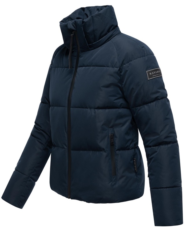 Navahoo Steppjacke »Frostherz XIV« mit Kapuze Kurze gesteppte Damen Winterjacke mit abnehmbarer Kapuze