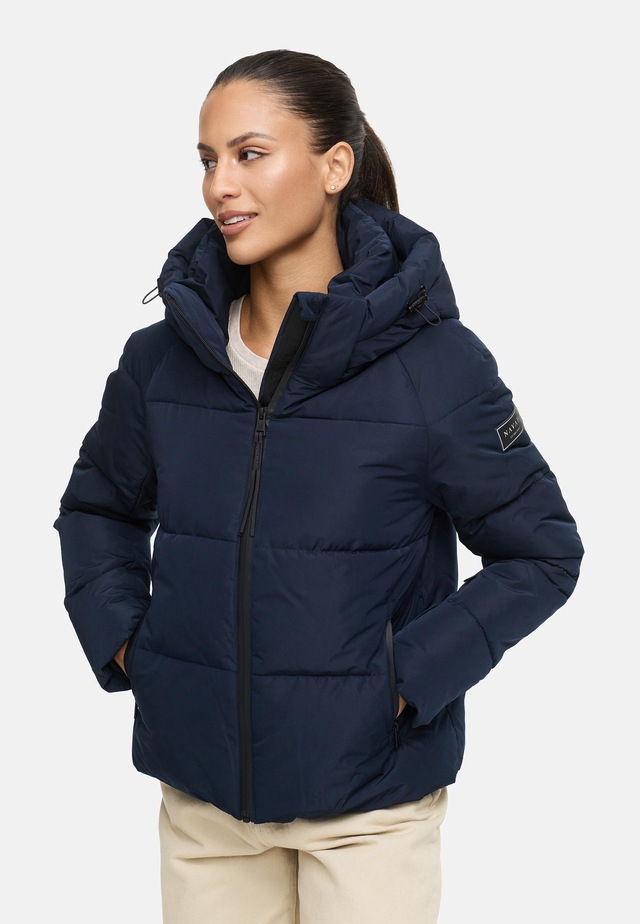Navahoo Steppjacke »Frostherz XIV« mit Kapuze Kurze gesteppte Damen Winterjacke mit abnehmbarer Kapuze