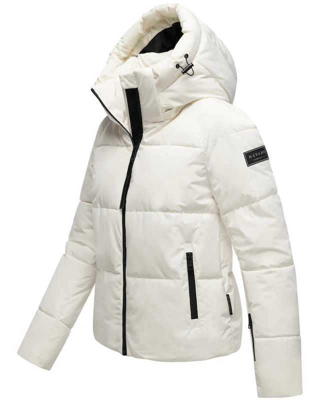 Navahoo Steppjacke »Frostherz XIV« mit Kapuze Kurze gesteppte Damen Winterjacke mit abnehmbarer Kapuze