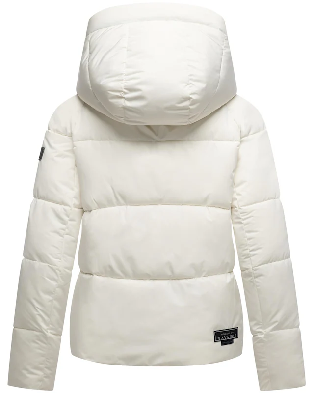 Navahoo Steppjacke »Frostherz XIV« mit Kapuze Kurze gesteppte Damen Winterjacke mit abnehmbarer Kapuze