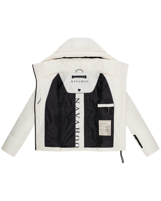 Navahoo Steppjacke »Frostherz XIV« mit Kapuze Kurze gesteppte Damen Winterjacke mit abnehmbarer Kapuze
