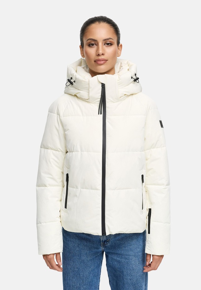 Navahoo Steppjacke »Frostherz XIV« mit Kapuze Kurze gesteppte Damen Winterjacke mit abnehmbarer Kapuze