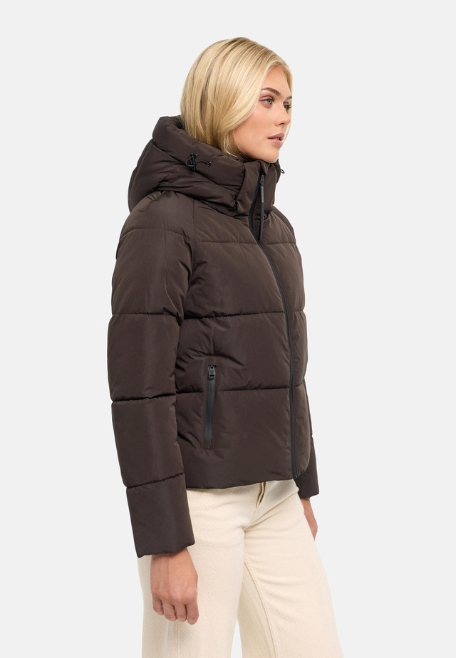 Navahoo Steppjacke »Frostherz XIV« mit Kapuze Kurze gesteppte Damen Winterjacke mit abnehmbarer Kapuze