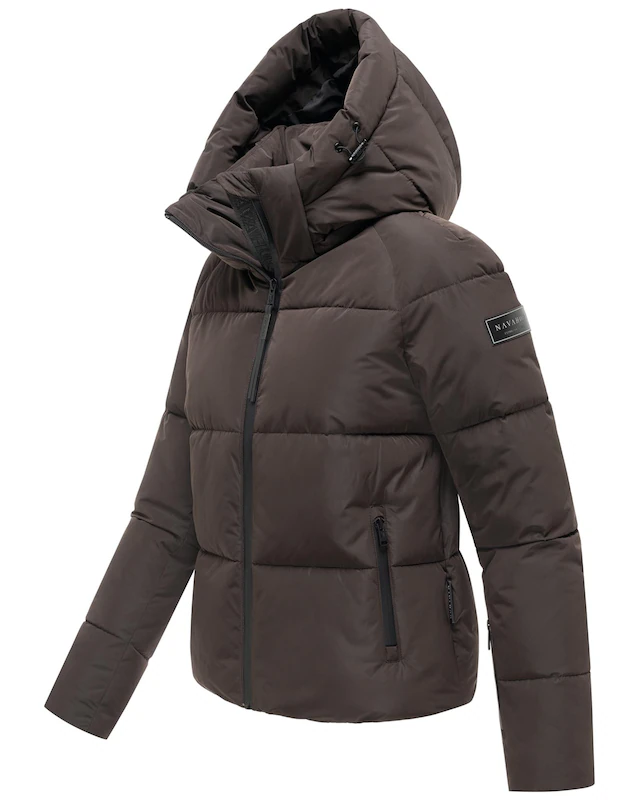 Navahoo Steppjacke »Frostherz XIV« mit Kapuze Kurze gesteppte Damen Winterjacke mit abnehmbarer Kapuze