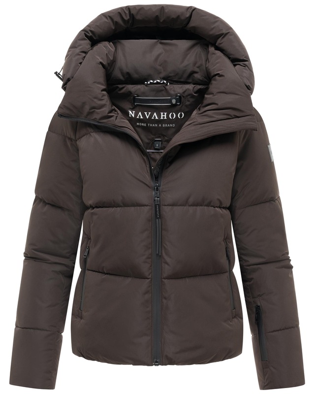 Navahoo Steppjacke »Frostherz XIV« mit Kapuze Kurze gesteppte Damen Winterjacke mit abnehmbarer Kapuze