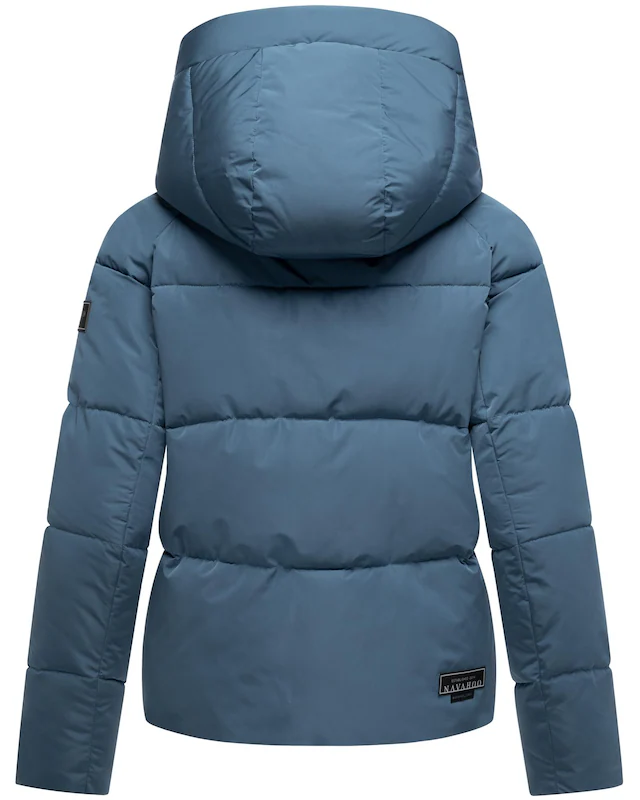 Navahoo Steppjacke »Frostherz XIV« mit Kapuze Kurze gesteppte Damen Winterjacke mit abnehmbarer Kapuze