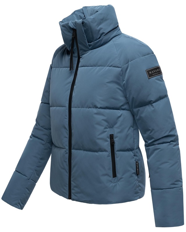 Navahoo Steppjacke »Frostherz XIV« mit Kapuze Kurze gesteppte Damen Winterjacke mit abnehmbarer Kapuze