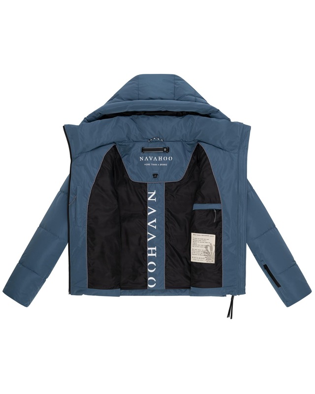 Navahoo Steppjacke »Frostherz XIV« mit Kapuze Kurze gesteppte Damen Winterjacke mit abnehmbarer Kapuze