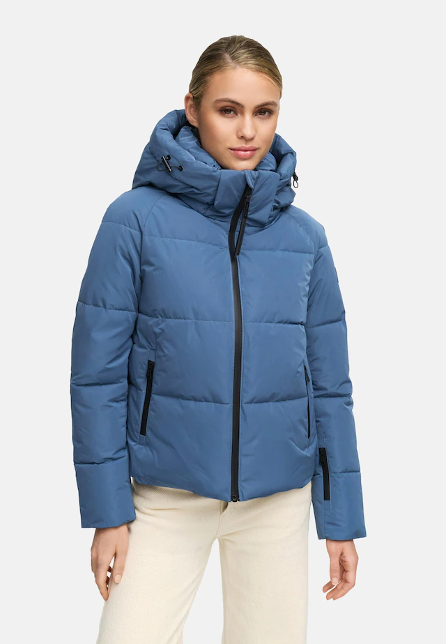 Navahoo Steppjacke »Frostherz XIV« mit Kapuze Kurze gesteppte Damen Winterjacke mit abnehmbarer Kapuze