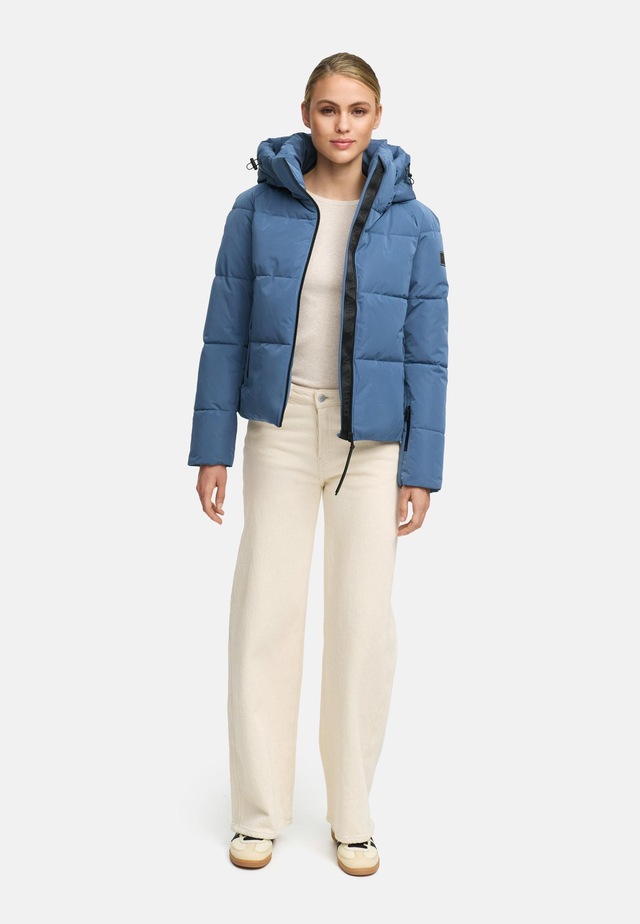 Navahoo Steppjacke »Frostherz XIV« mit Kapuze Kurze gesteppte Damen Winterjacke mit abnehmbarer Kapuze