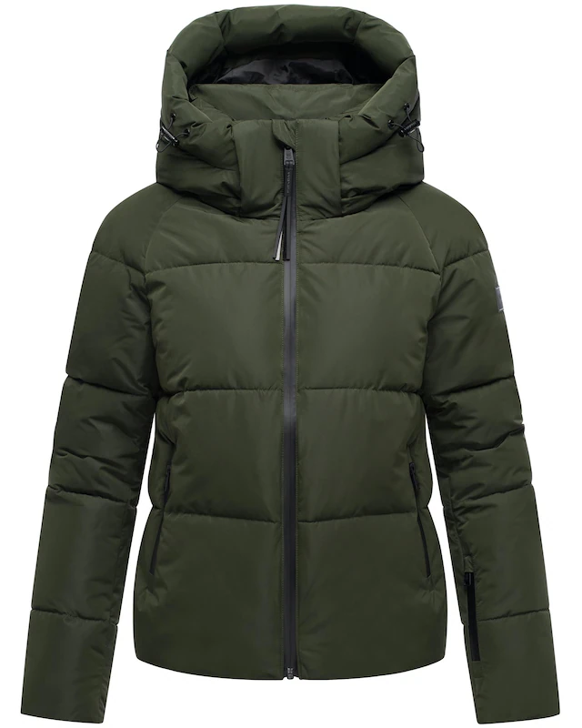 Navahoo Steppjacke »Frostherz XIV« mit Kapuze Kurze gesteppte Damen Winterjacke mit abnehmbarer Kapuze