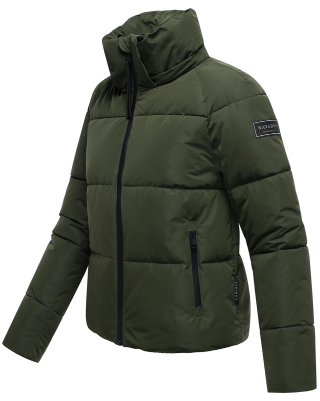 Navahoo Steppjacke »Frostherz XIV« mit Kapuze Kurze gesteppte Damen Winterjacke mit abnehmbarer Kapuze