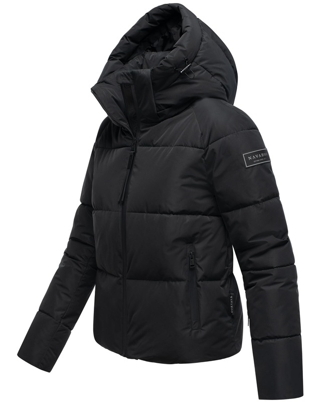Navahoo Steppjacke »Frostherz XIV« mit Kapuze Kurze gesteppte Damen Winterjacke mit abnehmbarer Kapuze