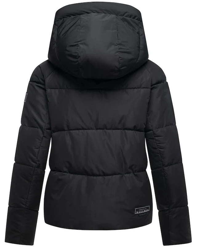 Navahoo Steppjacke »Frostherz XIV« mit Kapuze Kurze gesteppte Damen Winterjacke mit abnehmbarer Kapuze