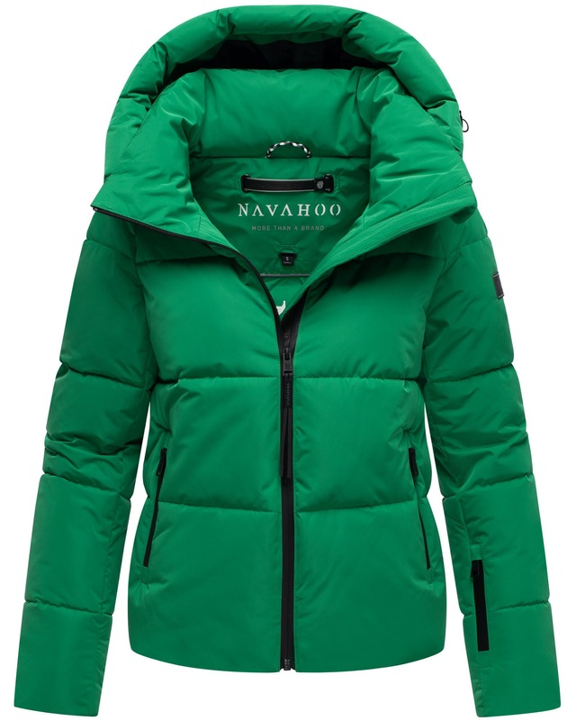 Navahoo Steppjacke »Frostherz XIV« mit Kapuze Kurze gesteppte Damen Winterjacke mit abnehmbarer Kapuze