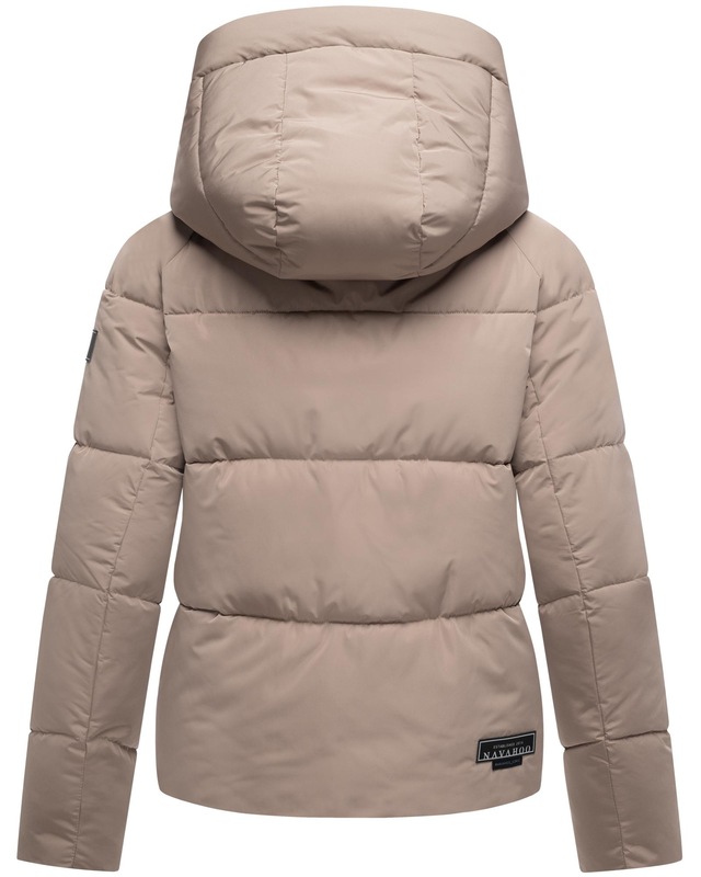Navahoo Steppjacke »Frostherz XIV« mit Kapuze Kurze gesteppte Damen Winterjacke mit abnehmbarer Kapuze