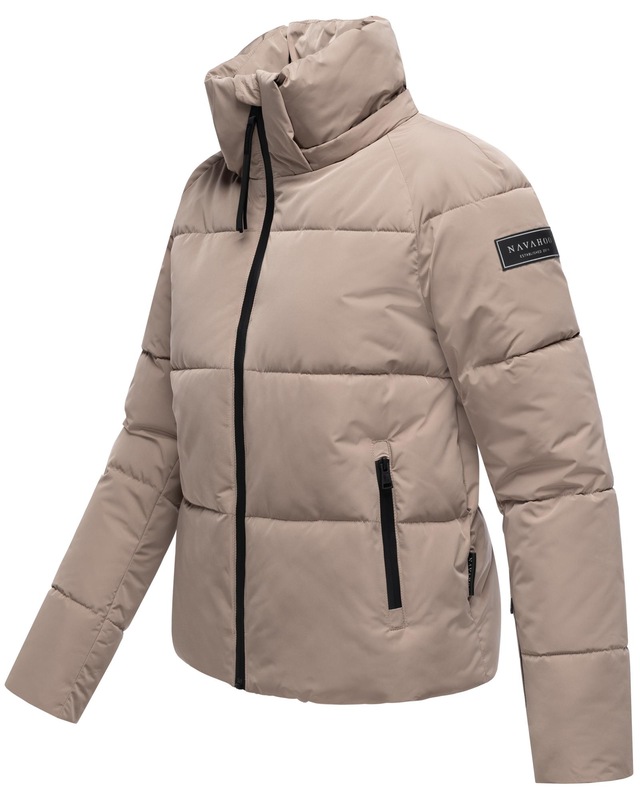 Navahoo Steppjacke »Frostherz XIV« mit Kapuze Kurze gesteppte Damen Winterjacke mit abnehmbarer Kapuze