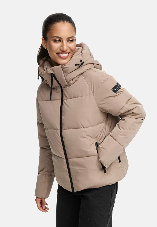 Navahoo Steppjacke »Frostherz XIV« mit Kapuze Kurze gesteppte Damen Winterjacke mit abnehmbarer Kapuze