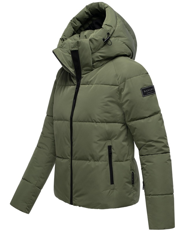 Navahoo Steppjacke »Frostherz XIV« mit Kapuze Kurze gesteppte Damen Winterjacke mit abnehmbarer Kapuze