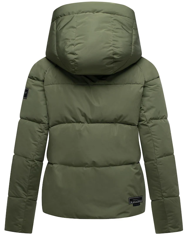 Navahoo Steppjacke »Frostherz XIV« mit Kapuze Kurze gesteppte Damen Winterjacke mit abnehmbarer Kapuze