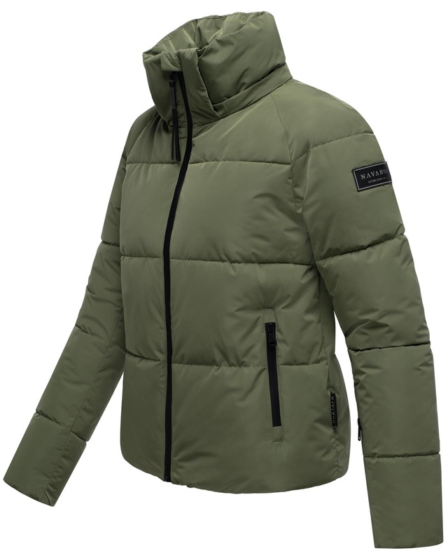 Navahoo Steppjacke »Frostherz XIV« mit Kapuze Kurze gesteppte Damen Winterjacke mit abnehmbarer Kapuze