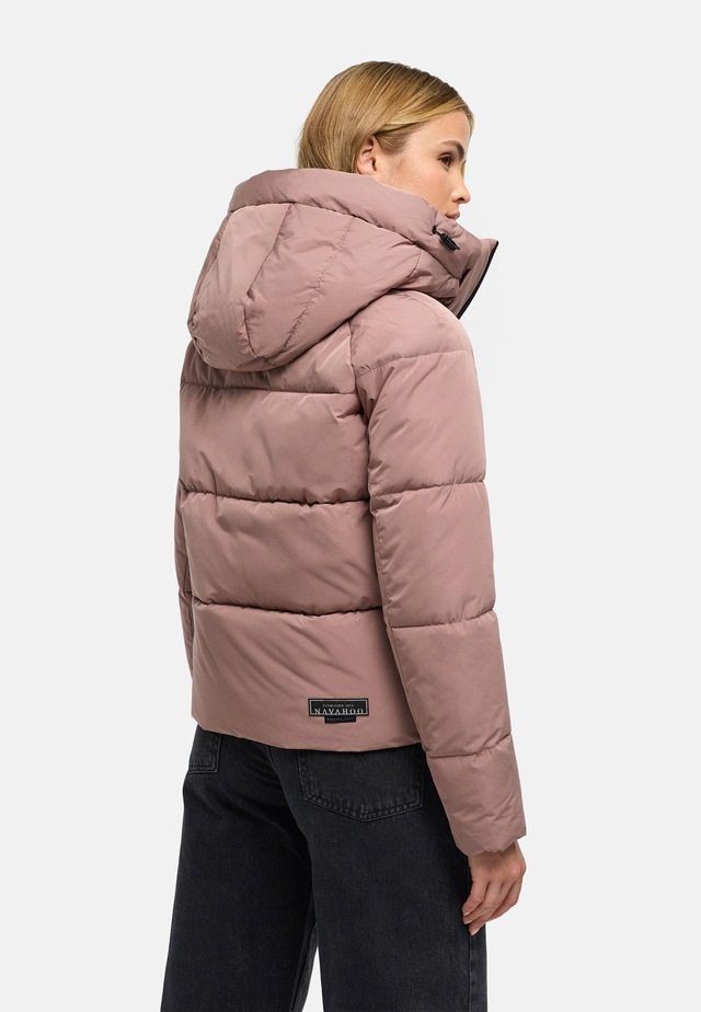 Navahoo Steppjacke »Frostherz XIV« mit Kapuze Kurze gesteppte Damen Winterjacke mit abnehmbarer Kapuze