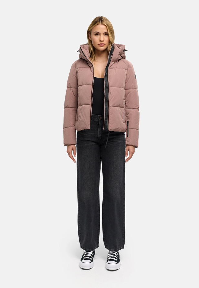 Navahoo Steppjacke »Frostherz XIV« mit Kapuze Kurze gesteppte Damen Winterjacke mit abnehmbarer Kapuze