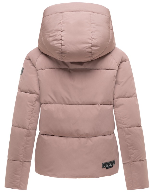 Navahoo Steppjacke »Frostherz XIV« mit Kapuze Kurze gesteppte Damen Winterjacke mit abnehmbarer Kapuze