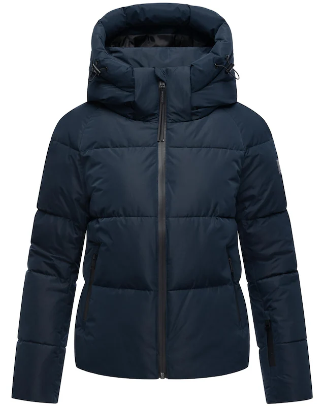 Navahoo Steppjacke »Frostherz XIV« mit Kapuze Kurze gesteppte Damen Winterjacke mit abnehmbarer Kapuze