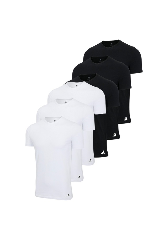 adidas Originals T-Shirt »T-Shirt Crew Neck Shirt Active Core Cotton 6PK 6er Pack«