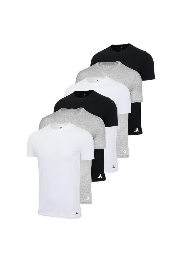 adidas Originals T-Shirt »T-Shirt Crew Neck Shirt Active Core Cotton 6PK 6er Pack«